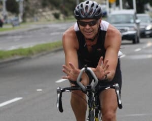 On the road again – triathlete Fred Koenders will be in the company of some of the best competing for the final leg of the world championship series.