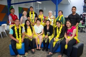 Teaching volunteers and students at EIT's Pacific Island Homework Support Programme