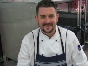 John Bland in the EIT training kitchen.