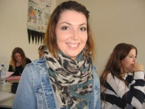 Lena Schwamberger enjoys the classroom experience at EIT.