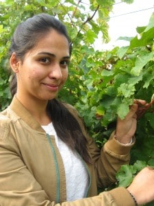 Shivani Ghai – hoping to make wine in her homeland.