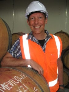 Laurent Busy on work experience at Vidal Estate.