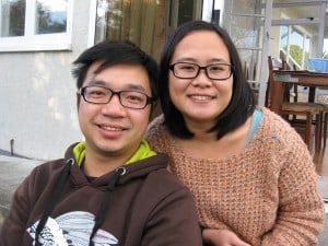 Nicko and Manka at their Taradale home.