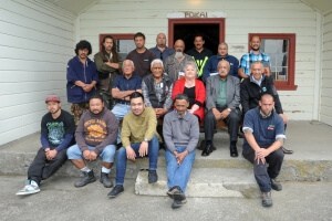 Figure 78 Carpentry graduates at Tikapa Marae