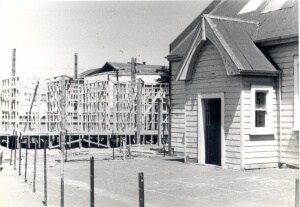 Figures 11/12 1980 The first stage of the building