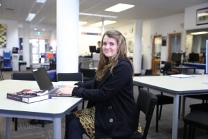 Study at your own pace: EIT student Julianne Poninghouse.